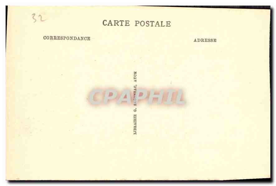 CPA Auch Basilique Sainte Marie Le Choeur Vie de NSJC  5 panneau Recontre de Saint Joachin et de Sai — Rückseite