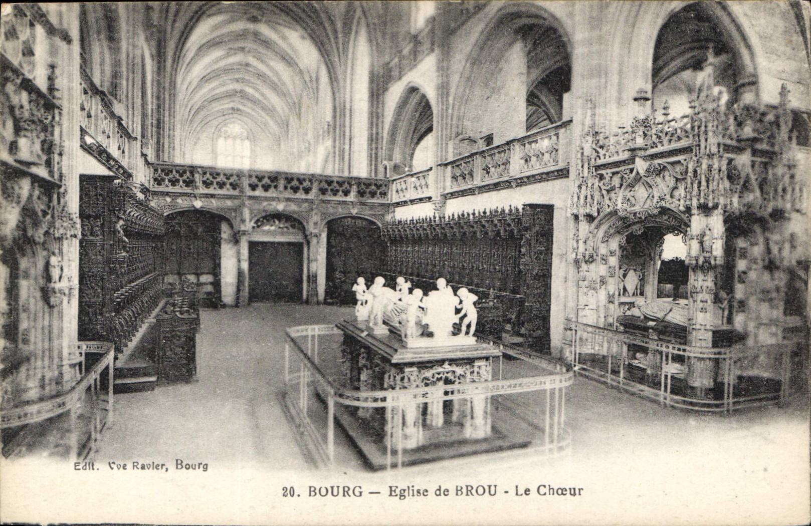 CPA Bourg Bourg Eglise de Brou Le Choeur 