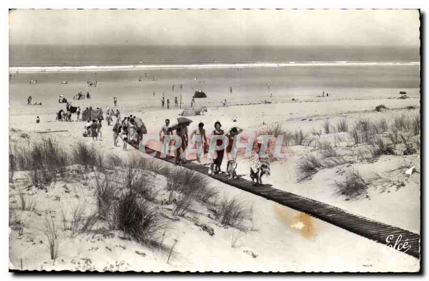 CPA Le Porge Ocean Gironde Retour de la Plage 