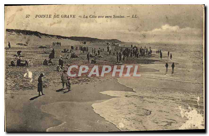 Pointe de Grave — La Côte vue vers Soulac — LL