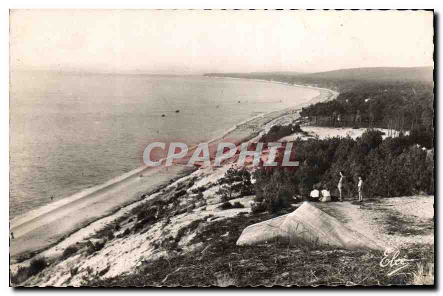 CPA Pilat Plage Gironde Bassin d'Arcachon Vue Generale de la Cote 