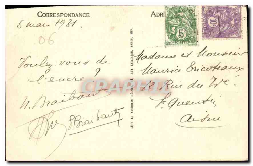 CPA Juan Les Pins La Pinede et la Plage  — Rückseite