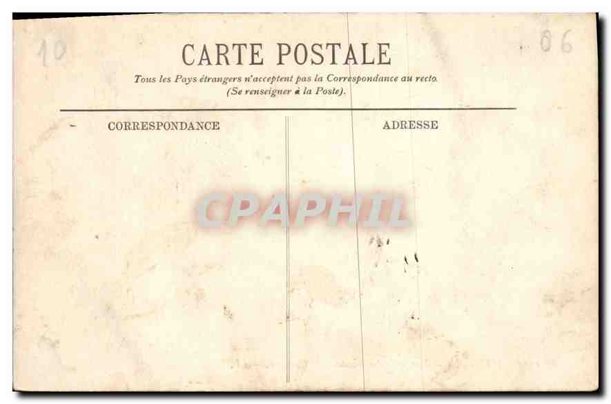 CPA Vue prise des Hauters de Garavan  — Rückseite