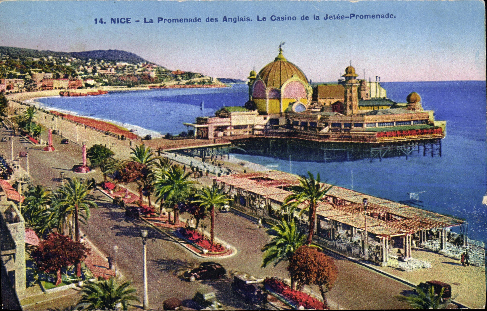 CPA Nice La Promenade des Anglais Le Casino de la Jetee Promenade 