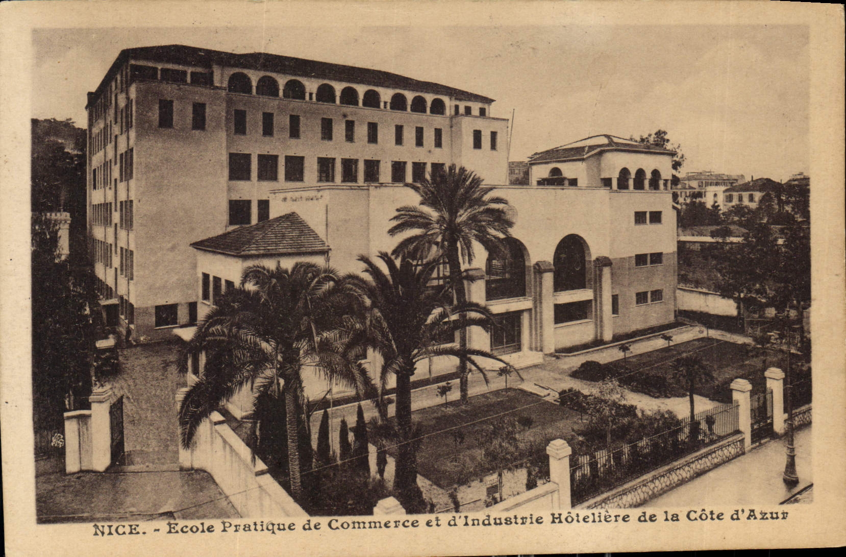 CPA Nice Ecole Pratique de Commerce et d'Industrie Hoteliere de la Cote D'Azur 
