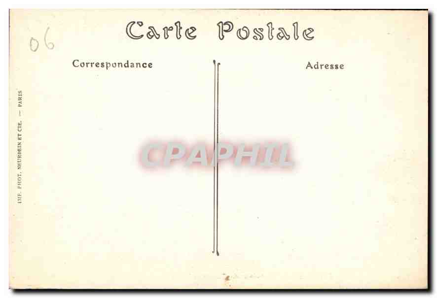 CPA Monaco Le Palais du et la Tete de Chien  — Rückseite