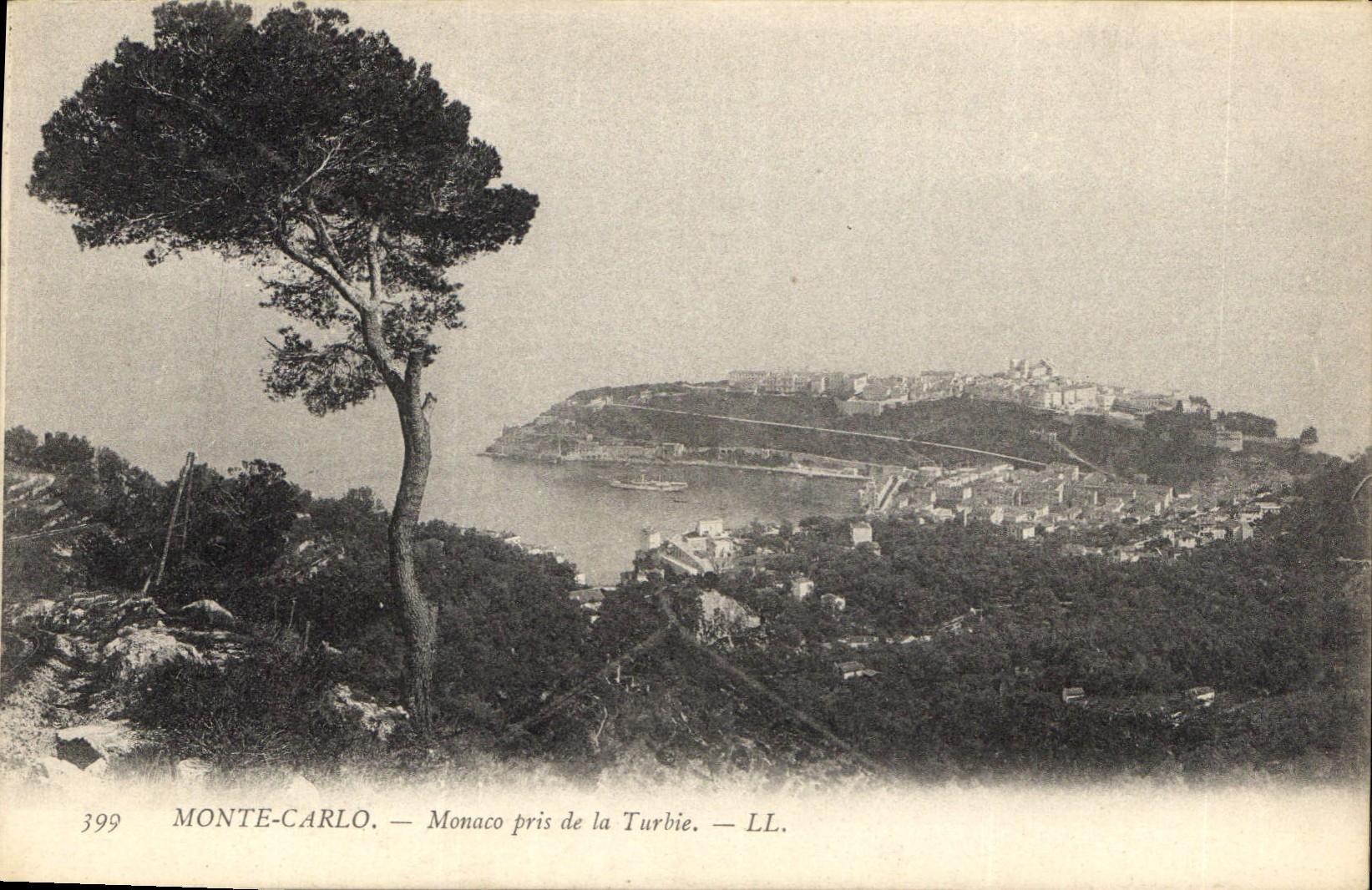 CPA Monte Carlo Monaco pris de la Turbie 