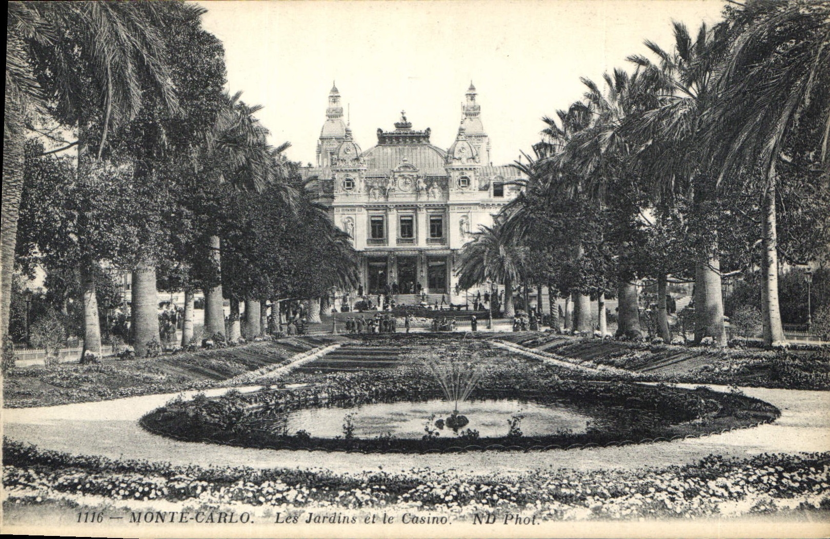 CPA Monte Carlo Les Jardins et te Casino 