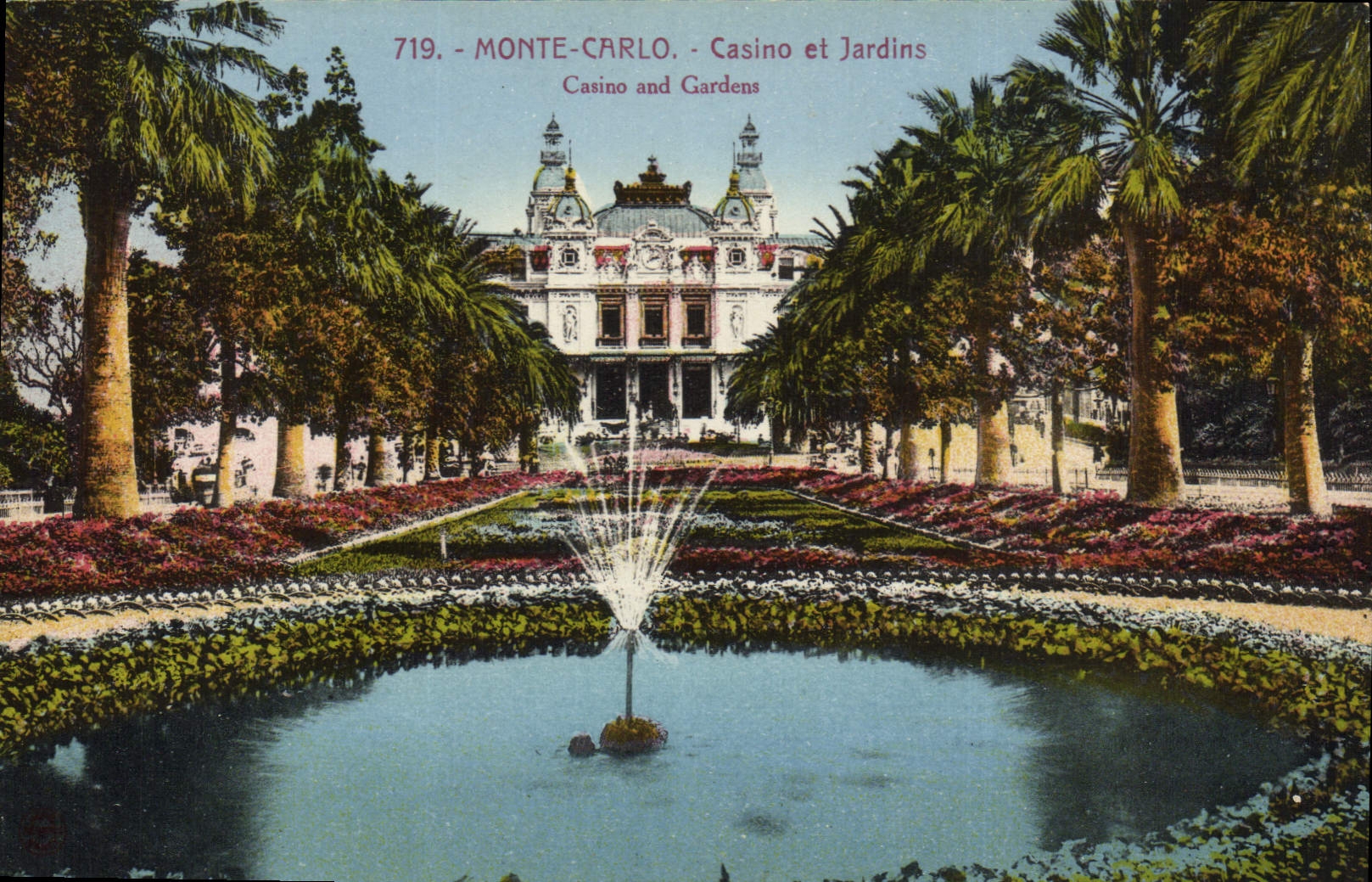 CPA Monte Carlo Casino et Jardins 