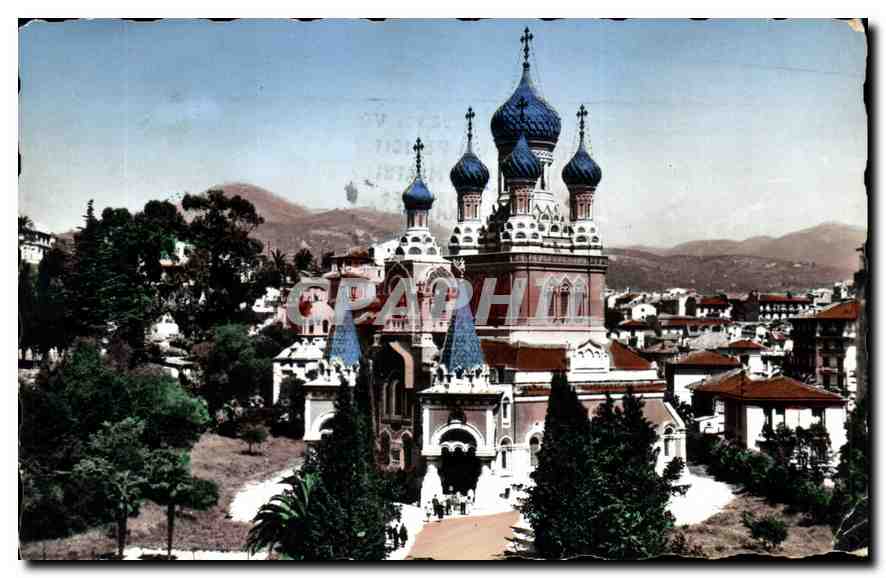 CPA Nice L'Eglise Russe Russie Russia
