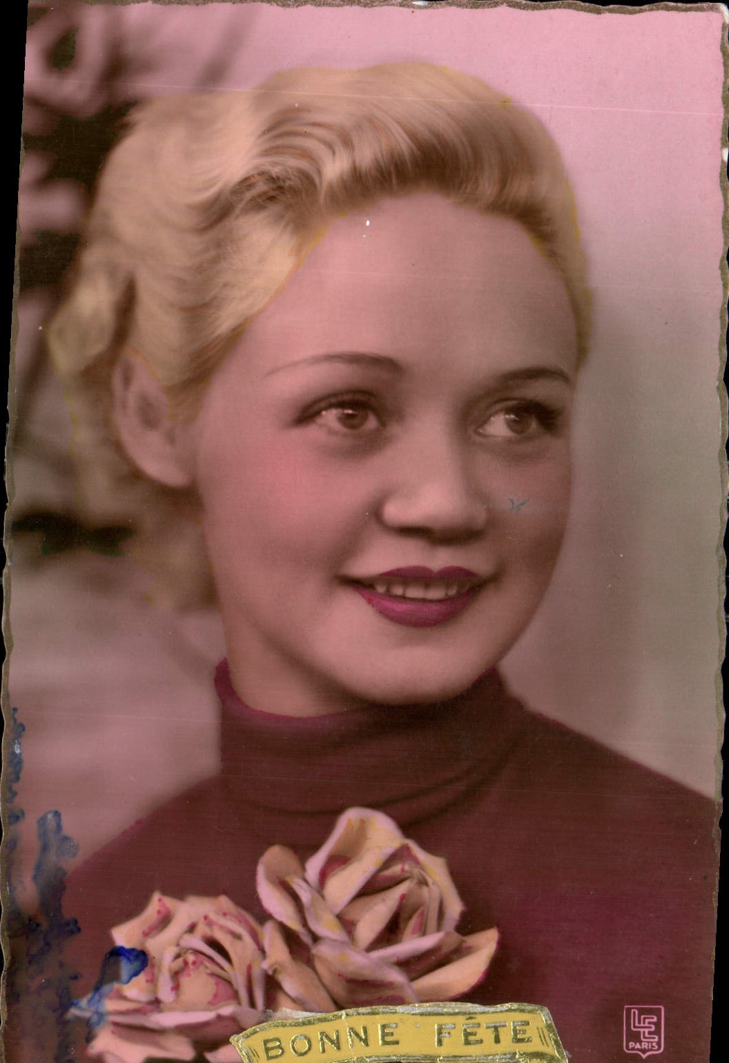 CPA Bonne Fete Femme