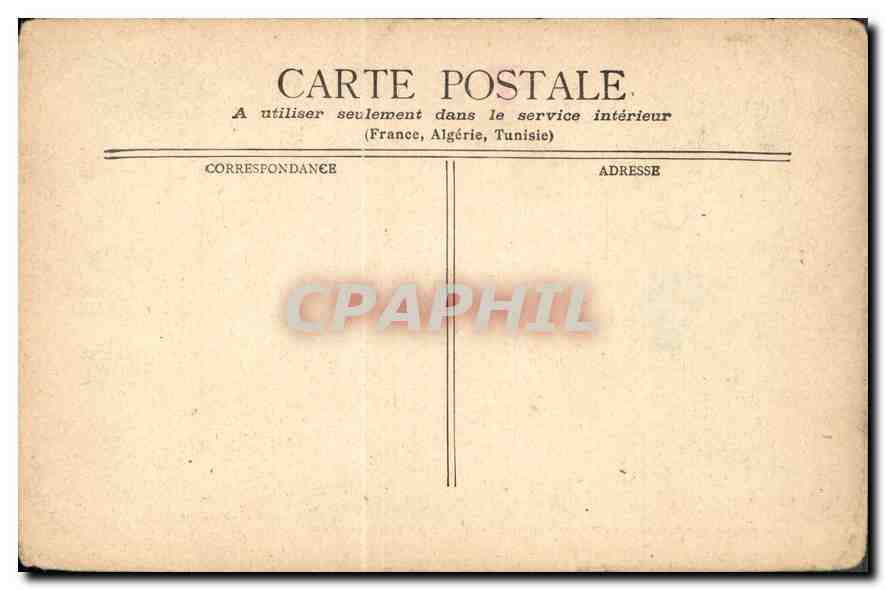 CPA Monaco Palais du pince la tete de chien  — Rückseite