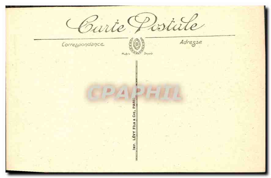 CPA La Cote D'Azur La Napoule  — Verso