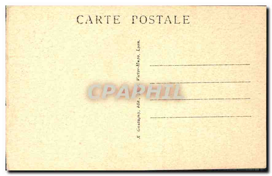 CPA Lyon Basilique de Notre Dame de Fourviere  — Rückseite