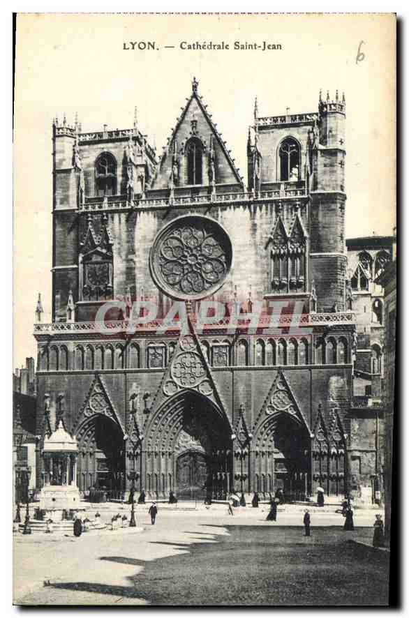 CPA Lyon Cathedrale Saint Jean 