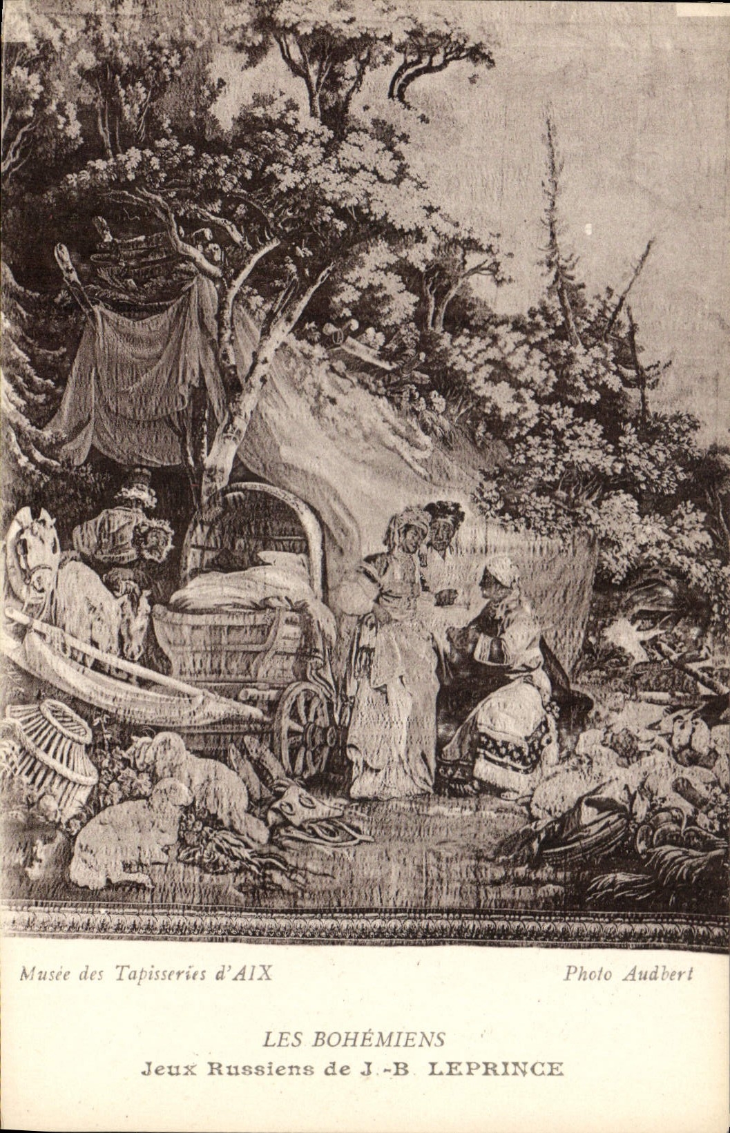 Les Bohémiens — Jeux Russiens de J.-B. Leprince — Musée des Tapisseries d'Aix — Photo Audbert