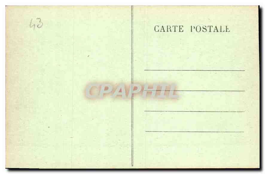 CPA La Chaise dieu  — Verso