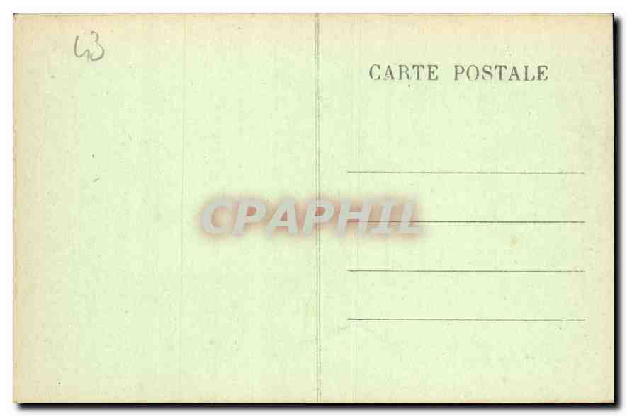 CPA La Chaise dieu  — Verso