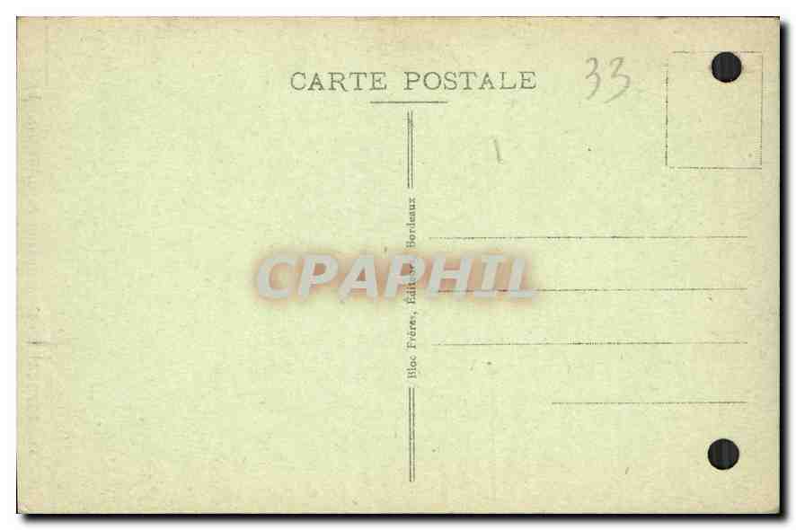Bordeaux — Les Ruines du Palais épiscopal — Verso