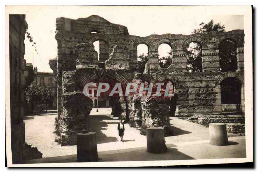 CPA Bordeaux Gironde Les ruines du palais Gallien 