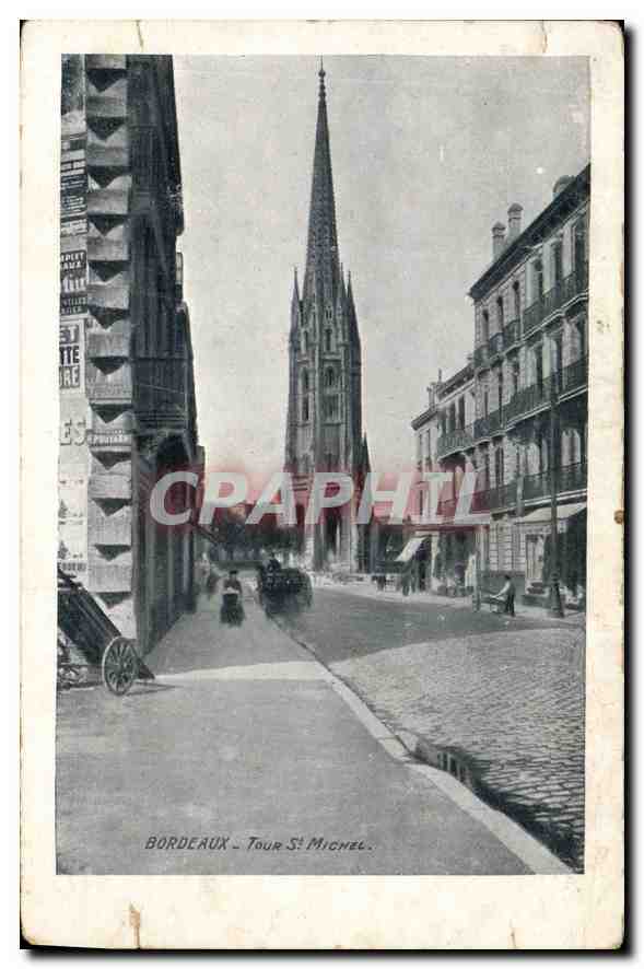 Bordeaux — Tour Saint-Michel — Édition spéciale du Chocolat Poulain