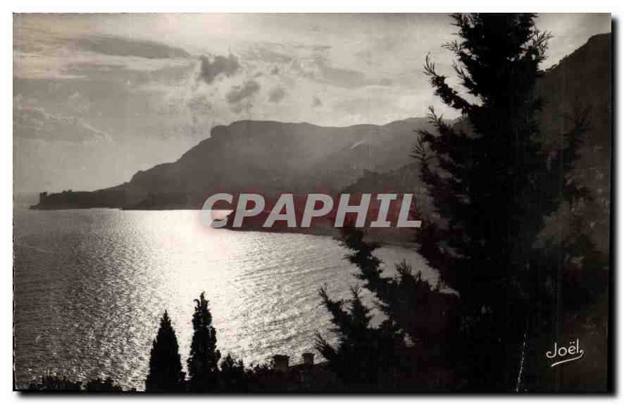 CPA La Cote d'Azur La Principaute de Monaco vue de Roquebrune Cap Martin 