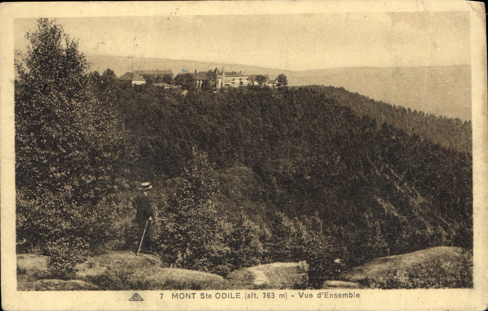 CPA Mont Ste Odile Vue d'Ensemble 
