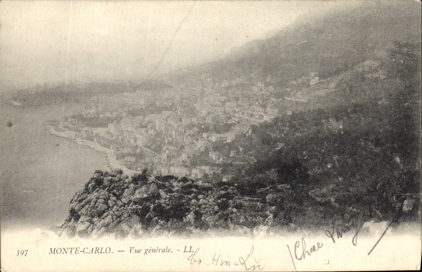 CPA La Cote D'Azur Monaco et Monte Carlo 
