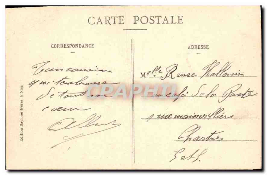 Monte-Carlo - Le Casino et Jardins — B. F. n° 241 — Rückseite