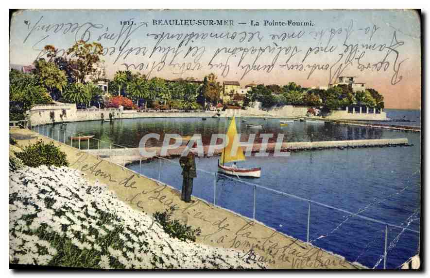 CPA Beaulieu Sur Mer la Pointe Fourmi 