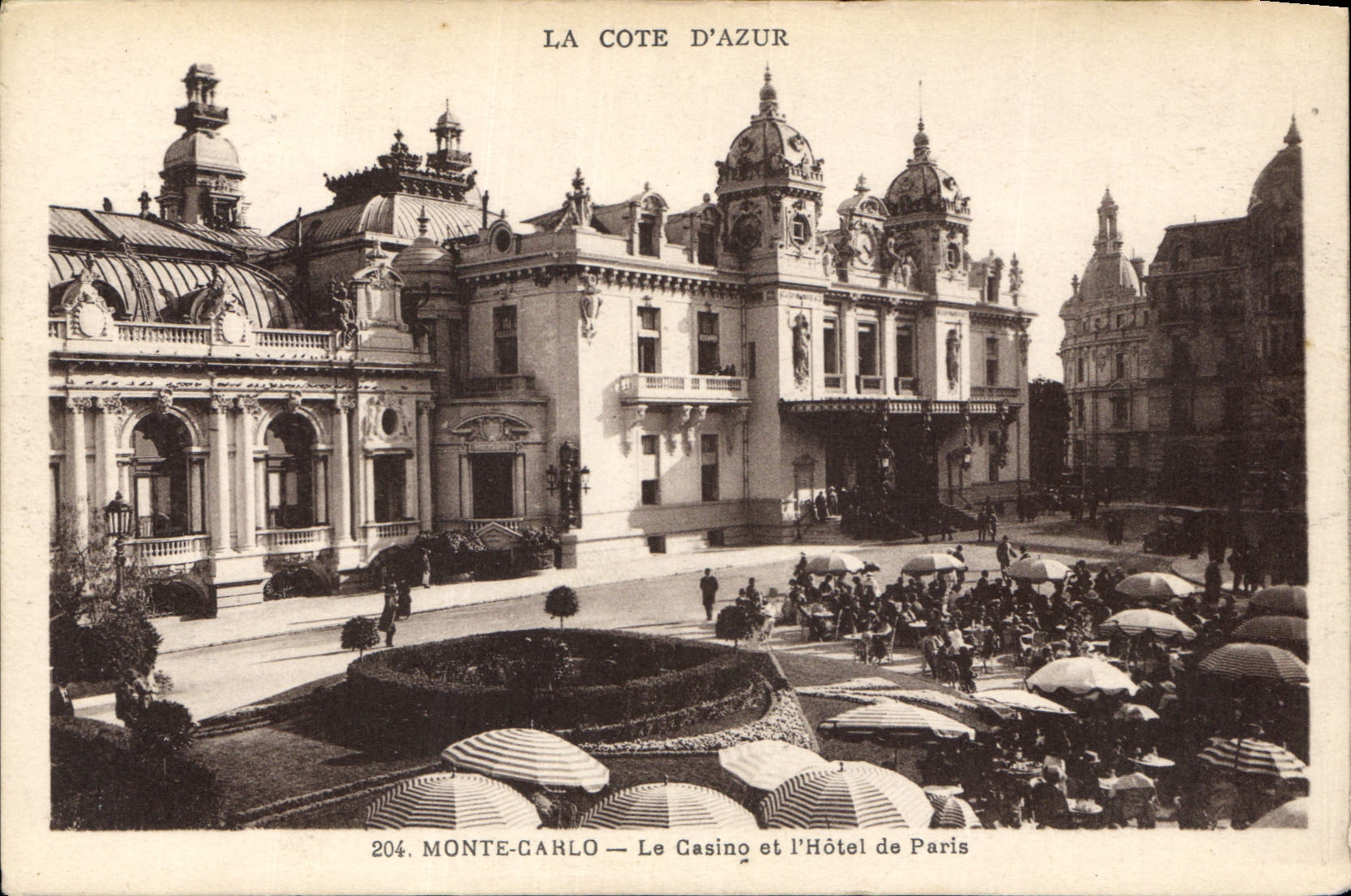 Monte-Carlo — Le Casino et l'Hôtel de Paris — Munier, Nice