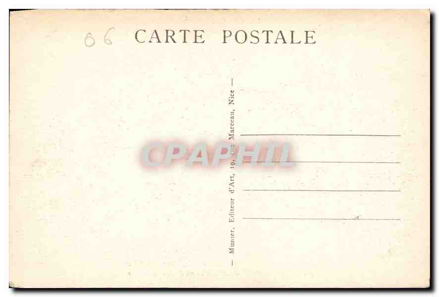 Monte-Carlo — Le Casino et l'Hôtel de Paris — Munier, Nice — Verso