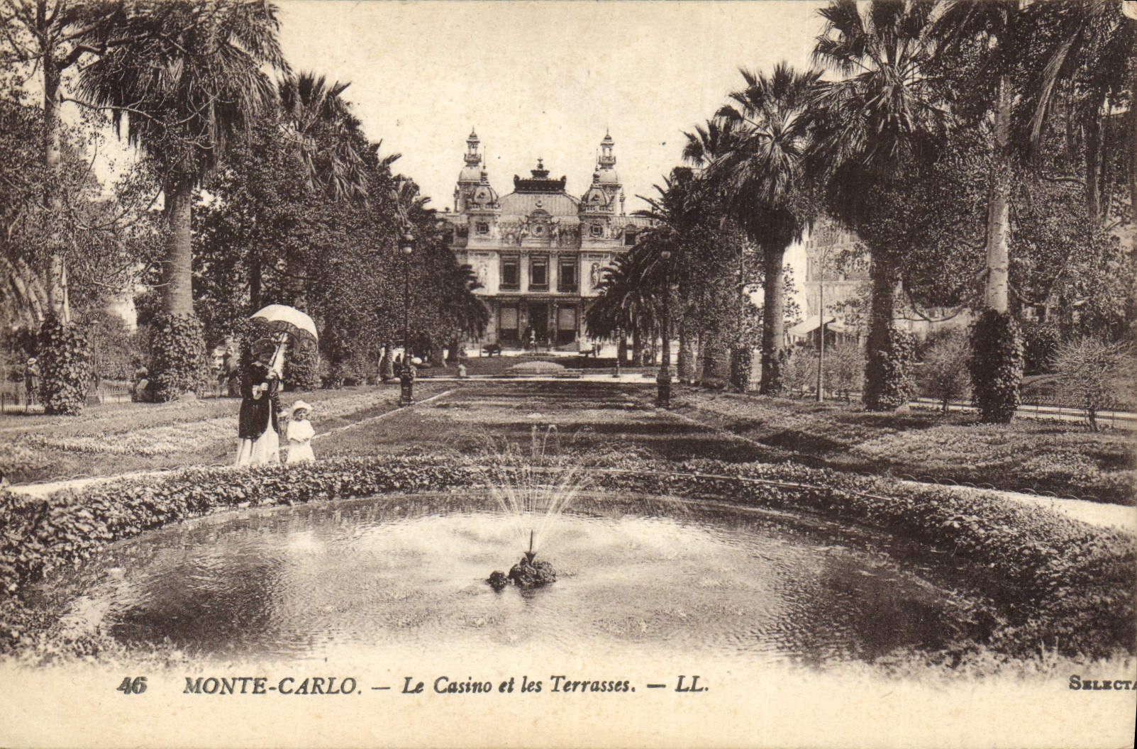 Monte-Carlo — Le Casino et les Terrasses — LL. — Selecta