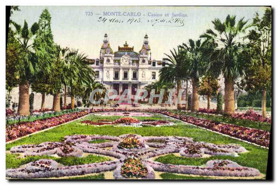 CPA Monte Carlo Casino et Jardins 