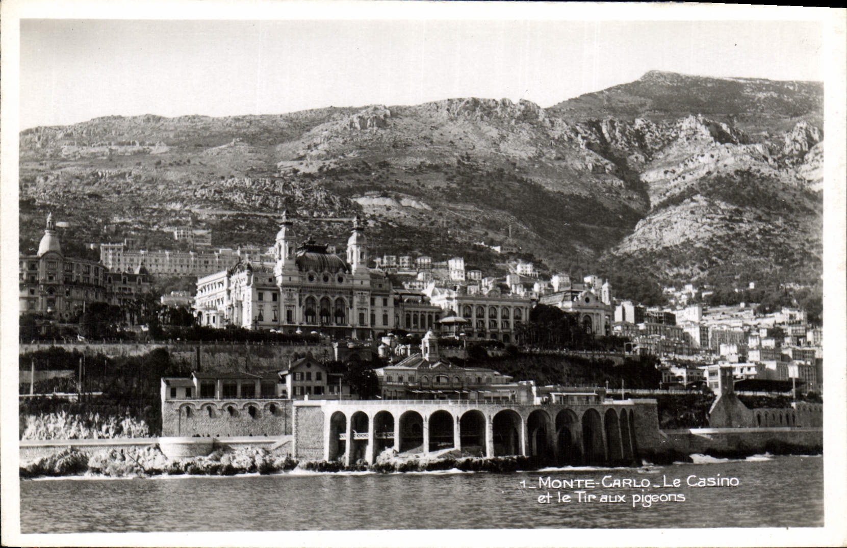 Monte-Carlo — Le Casino et le Tir aux pigeons — Éditions Franks, Nice