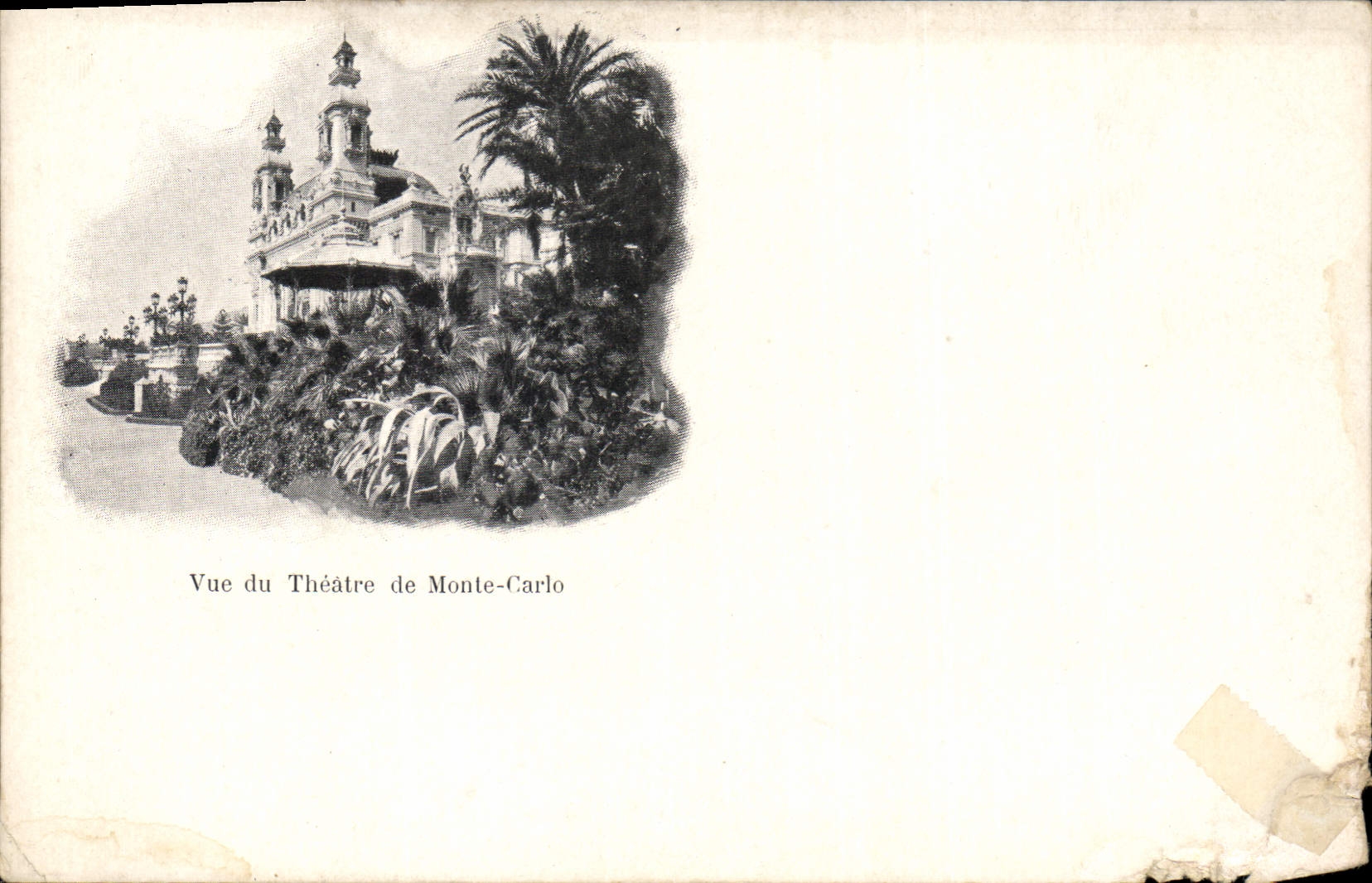 CPA Vue de Theatre de Monte Carlo 