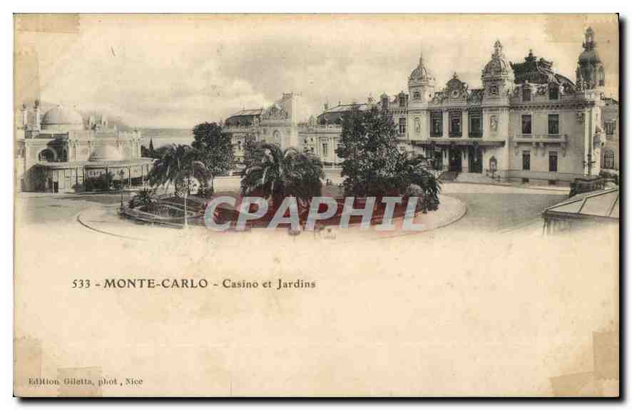 CPA Monte Carlo Casino et Jardins 