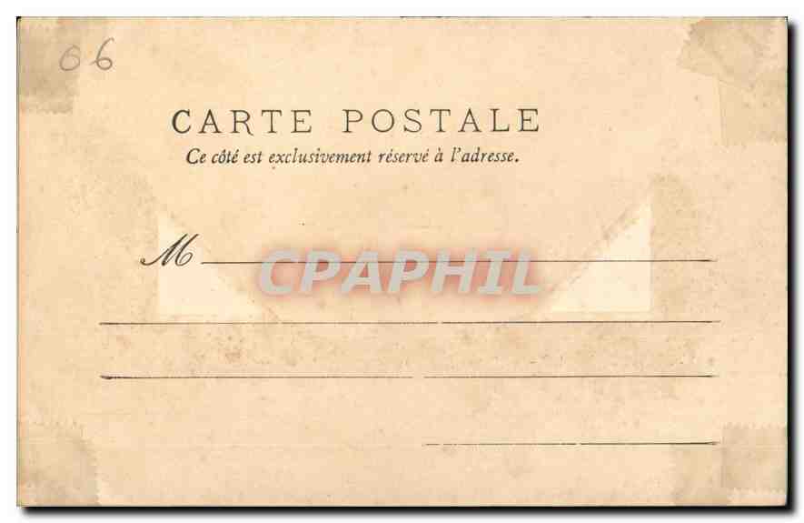 CPA Monte Carlo Casino et Jardins  — Verso