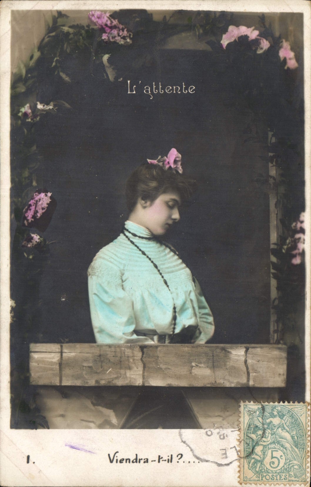 Femme en attente — L'attente / Viendra-t-il ? — Éditeur non identifié, n° de série 1