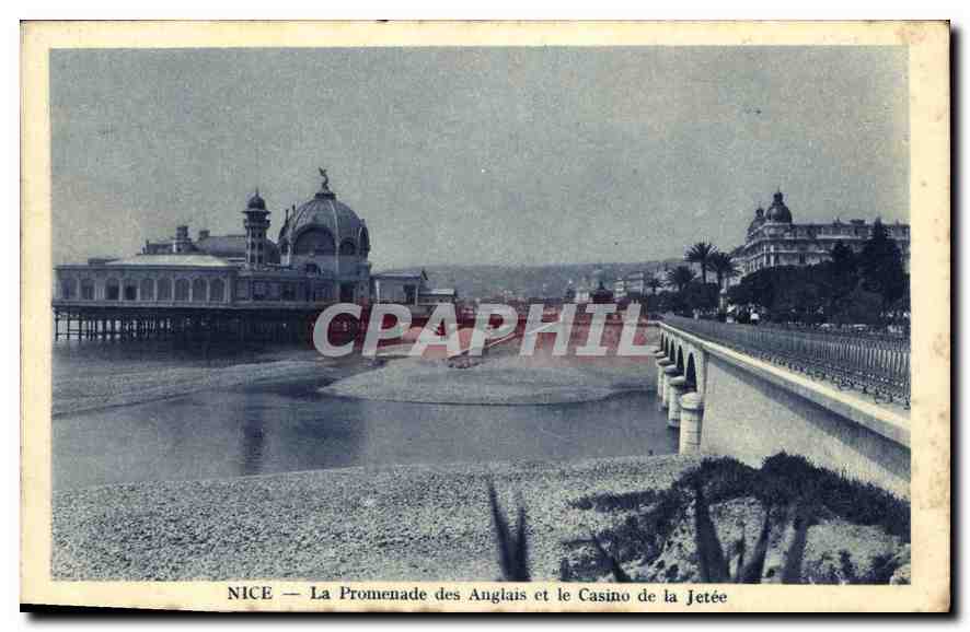 CPA Nice La Promenade des Anglais et le Casino de la Jetee 