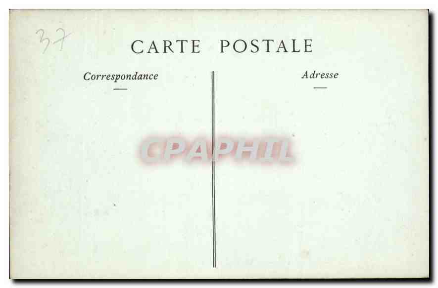 CPA Azay Le Rideau Le Chateau Facade Occidentale  — Verso