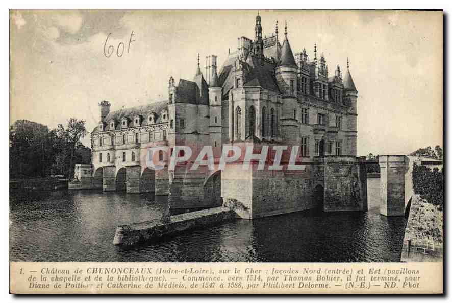 CPA Chateau de Chenonceaux sur le Cher 
