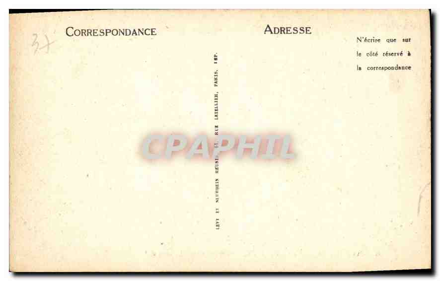 CPA Langeais Le Chateau Cote Ouest XV seicle  — Verso
