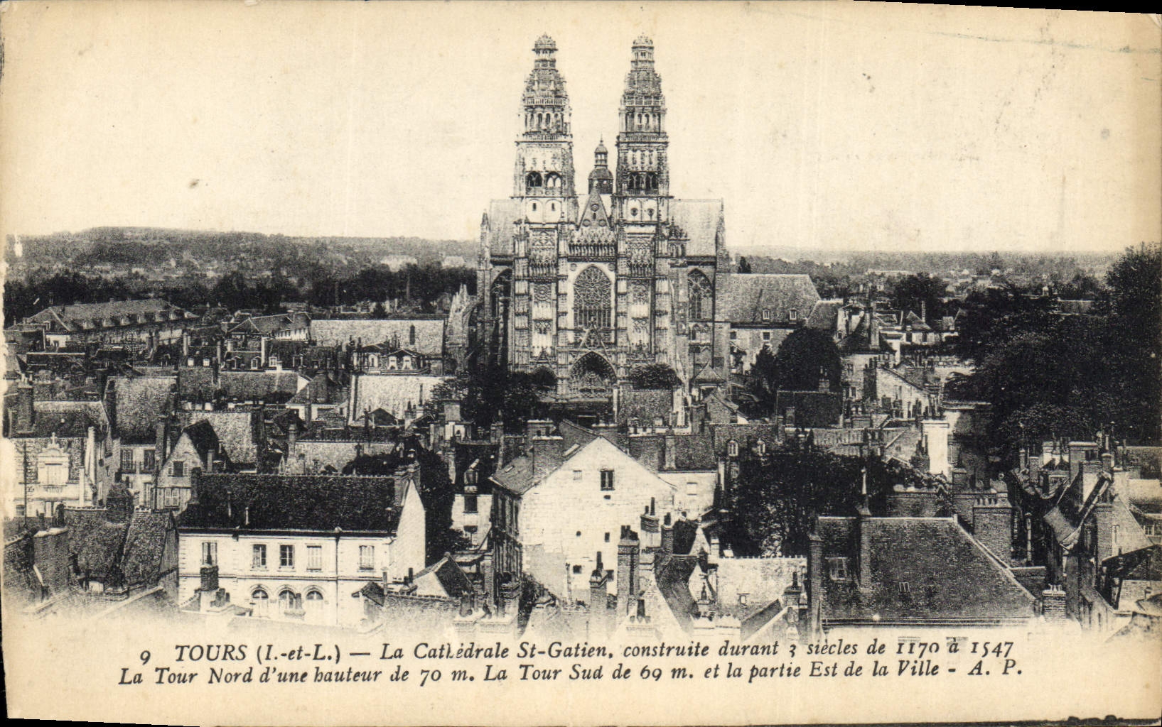 CPA Tours La Cathedrale St Gatien 