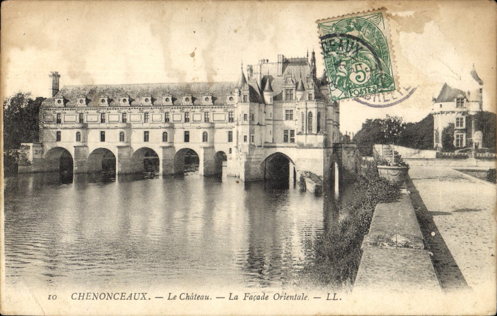 CPA Chenonceaux Le Chateau La Facade Occidentale 