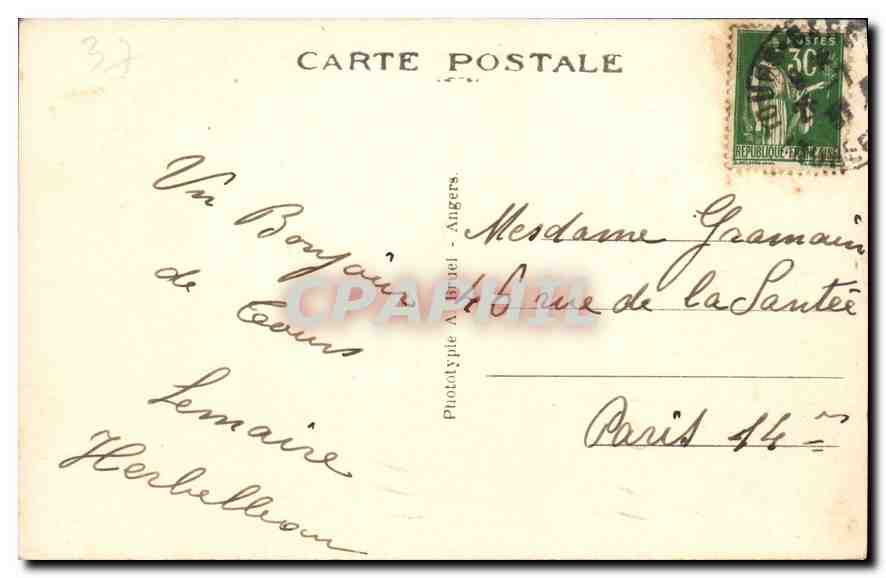 CPA Tours Vue Generale  — Rückseite
