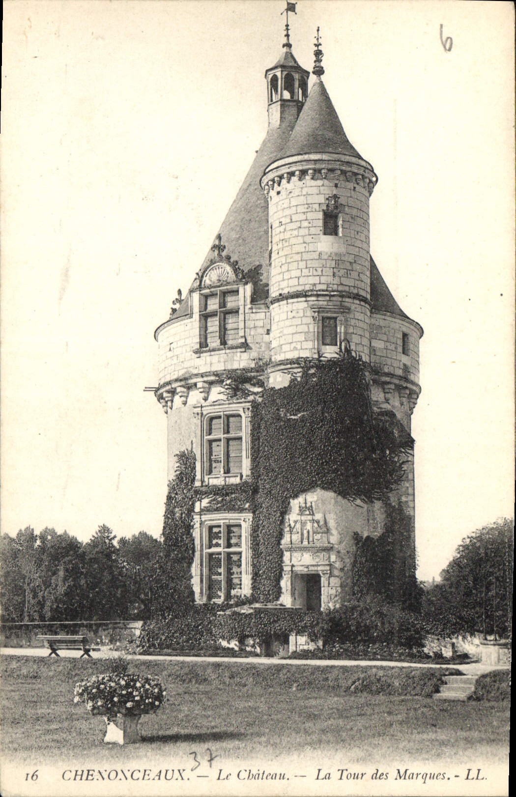 CPA Chenonceaux Le Chateau La Tour des Marques 