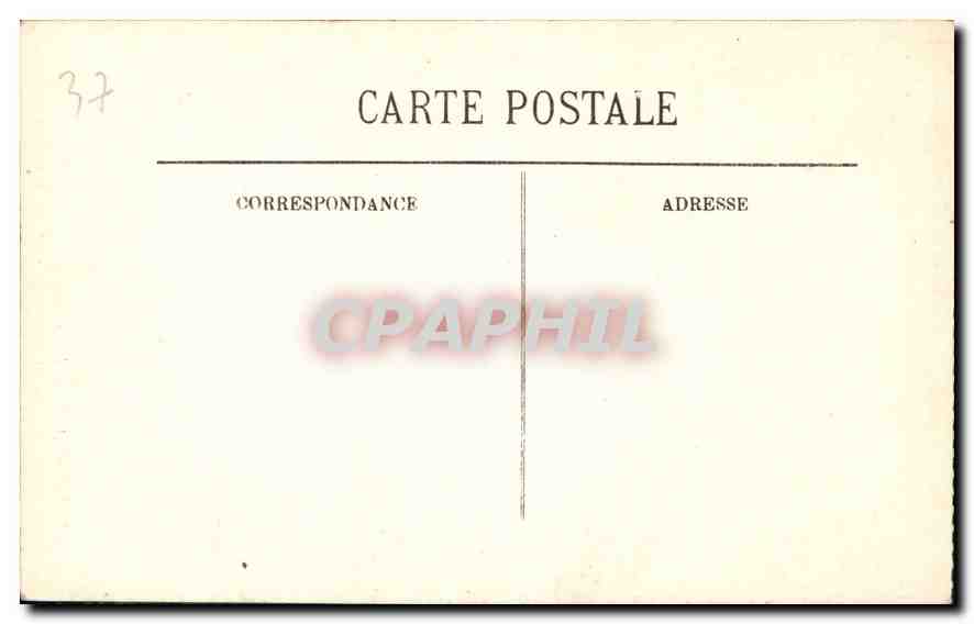 CPA Chenonceaux Le Chateau Ensemble el Facade Thomas Bohier  — Rückseite