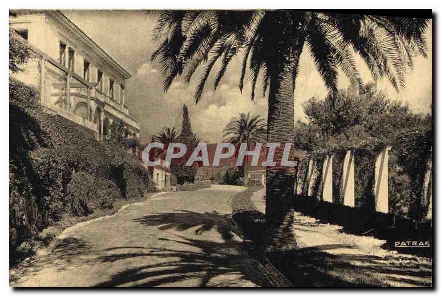 CPA Musee ile de France Saint Jean Cap Ferrat Avenue d'acces 