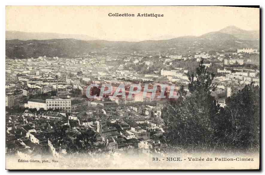 CPA Nice Vallee du Paillon Cimiez 